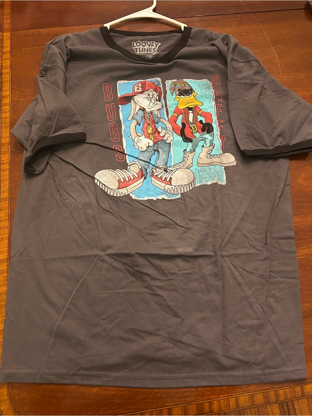 Warner Bros. Looney Tunes Graphic Tee in Charcoal Black